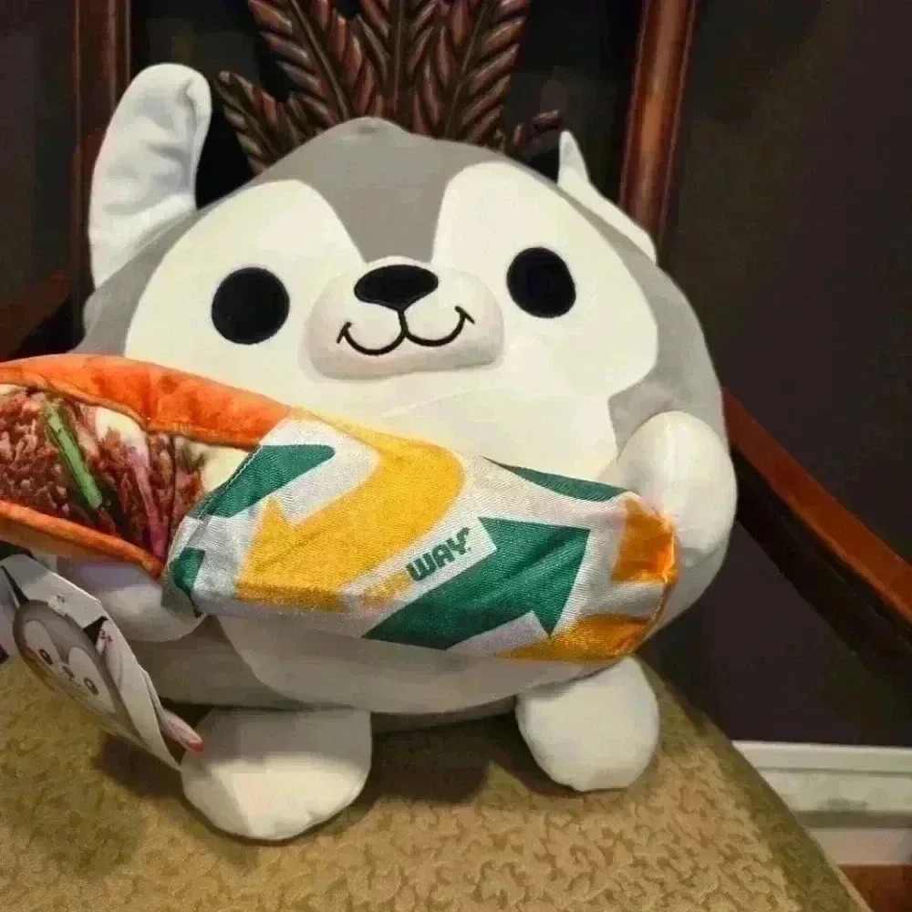 Shackles the Huskey - Subway soft Plush by ZURU,Size 14" - Picture 3 of 5